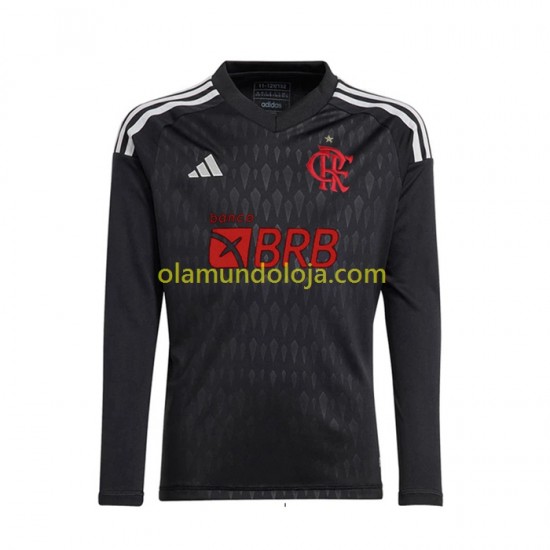 Camisola CR Flamengo Guarda-redes Homem Equipamento Segundo 2023-2024 Manga Comprida